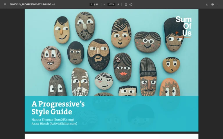 A Progressive’s Style Guide