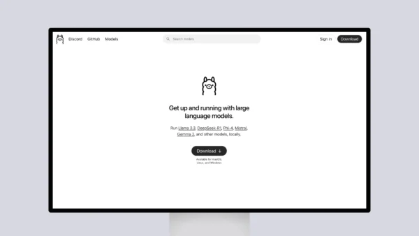 Ollama – Run large language models locally