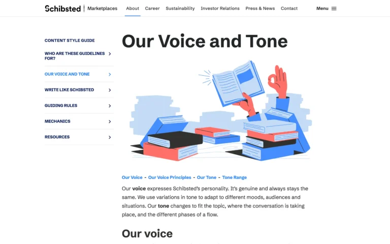 Schibsted – Our Voice and Tone