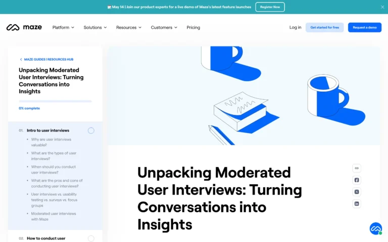 Unpacking Moderated User Interviews: Turning Conversations into Insights