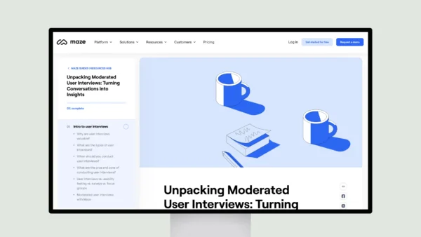 Unpacking Moderated User Interviews: Turning Conversations into Insights