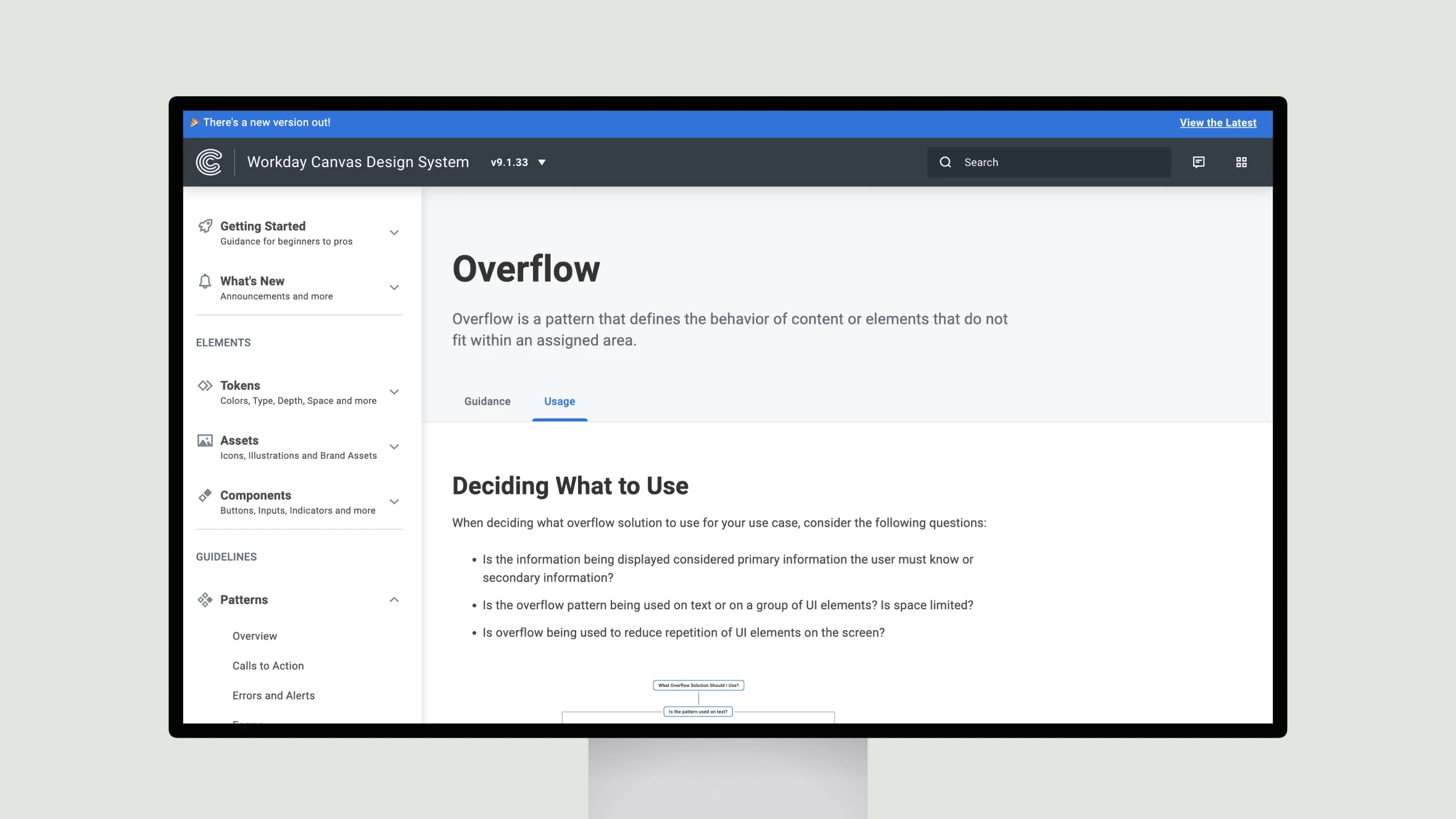 Workday Canvas Design System homepage screenshot