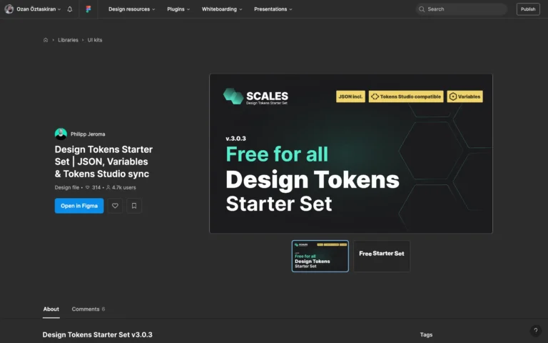 Design Tokens Starter Set v3.0.2