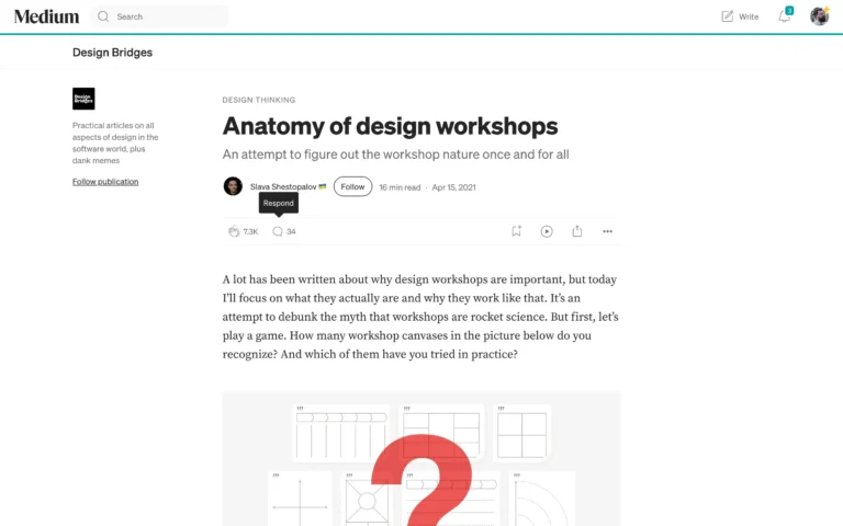 Anatomy of design workshops