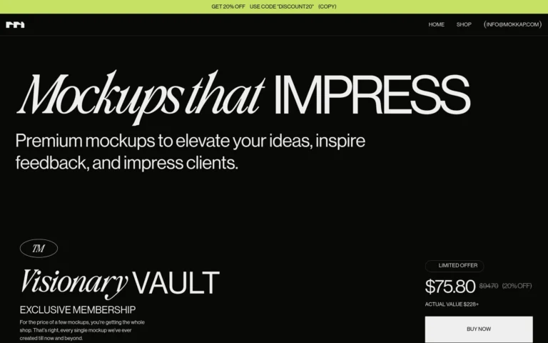Mokkap – Premium Mockups for Impressive Presentations