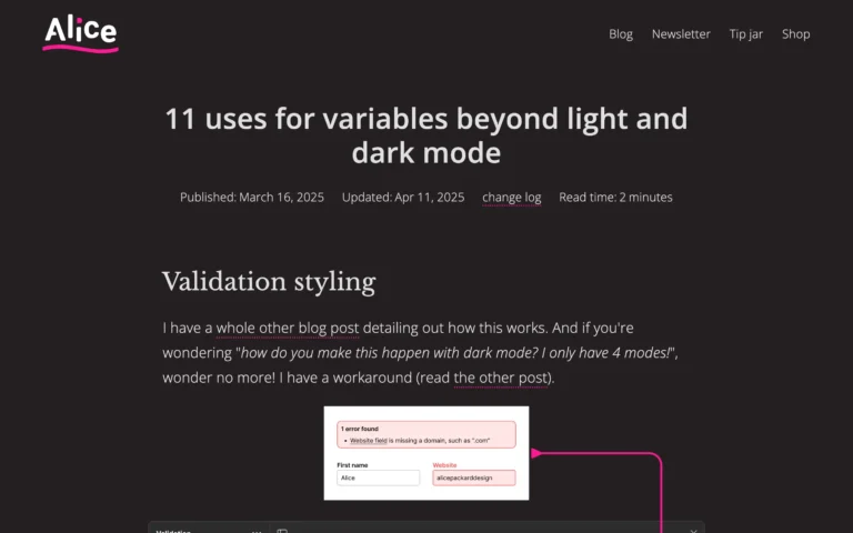 11 uses for variables beyond light and dark mode