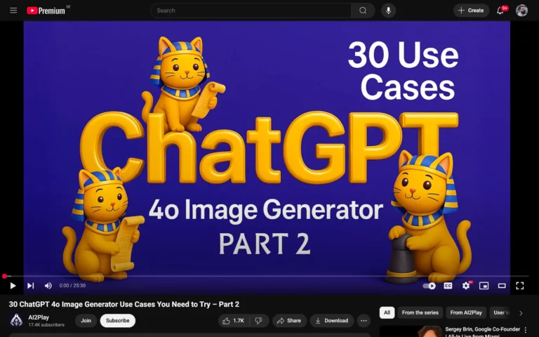 30 ChatGPT 4o Image Generator Use Cases You Need to Try – Part 2