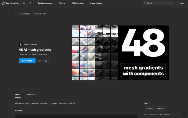 48 AI mesh gradients
