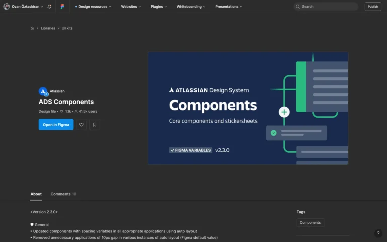 Atlassian Design System Components