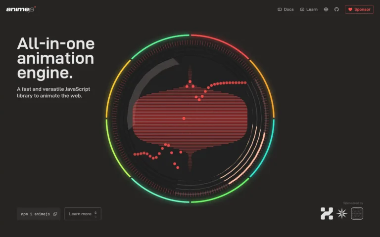 Anime.js – JavaScript Animation Engine