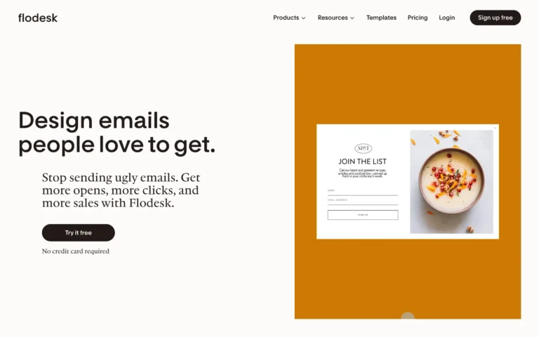Flodesk – Design Emails People Love to Get. Make Beautiful Sales Pages.