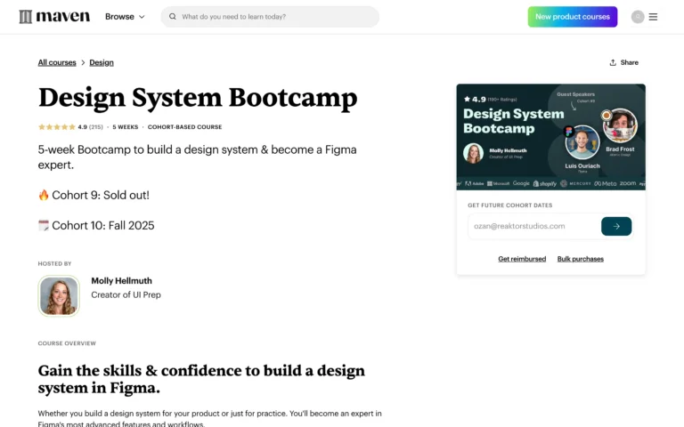 Design System Bootcamp by Molly Hellmuth