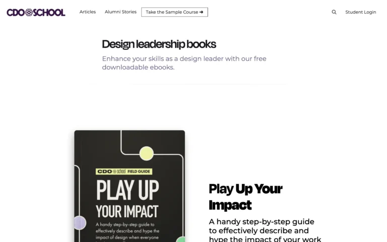 Design leadership books