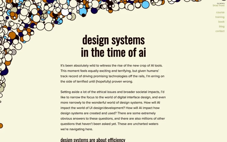Design systems in the time of AI | Brad Frost