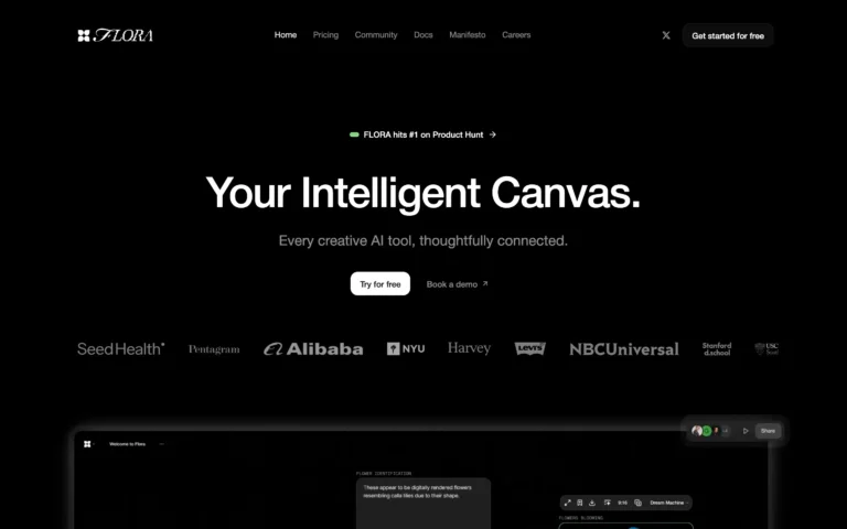 FLORA – Every creative AI tool, thoughtfully connected.