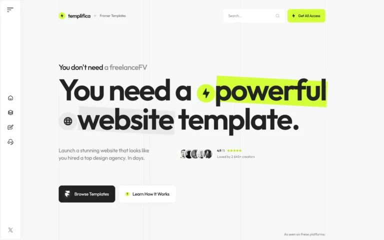Best Framer Templates — Free & Premium Website Designs