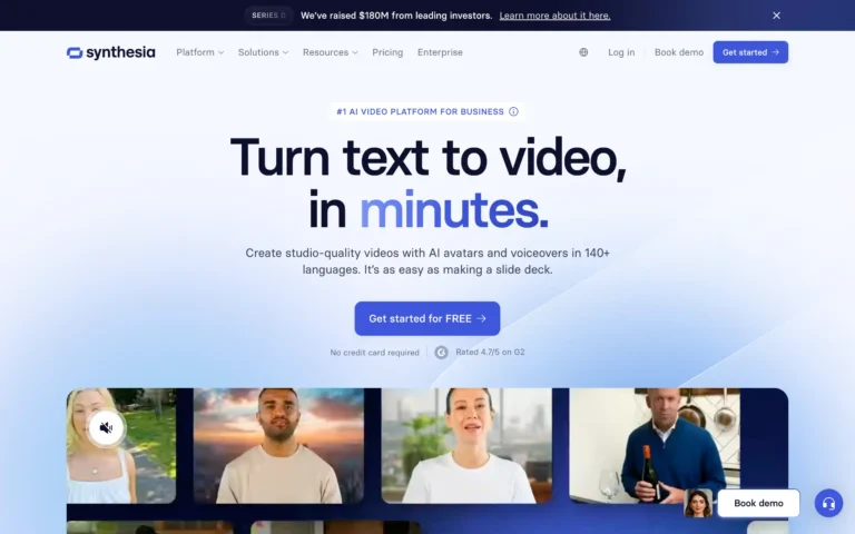 Synthesia – Create AI Videos in 140 Languages