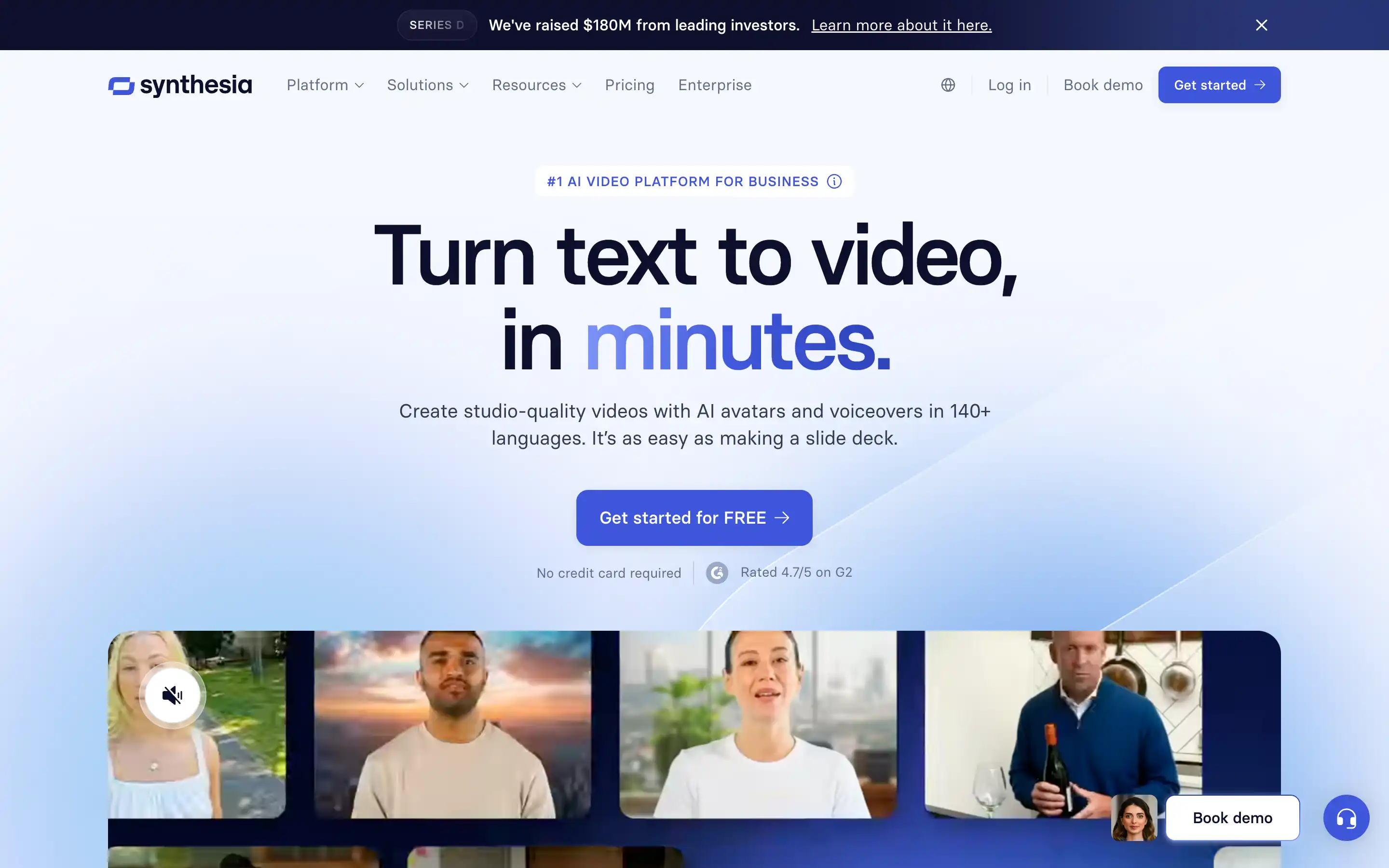 Turn text to video quickly with AI platform.