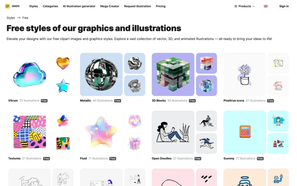 Free Vector Graphics and Clipart Images Styles
