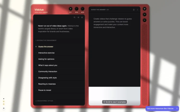 Vidclue – Video ideas for business