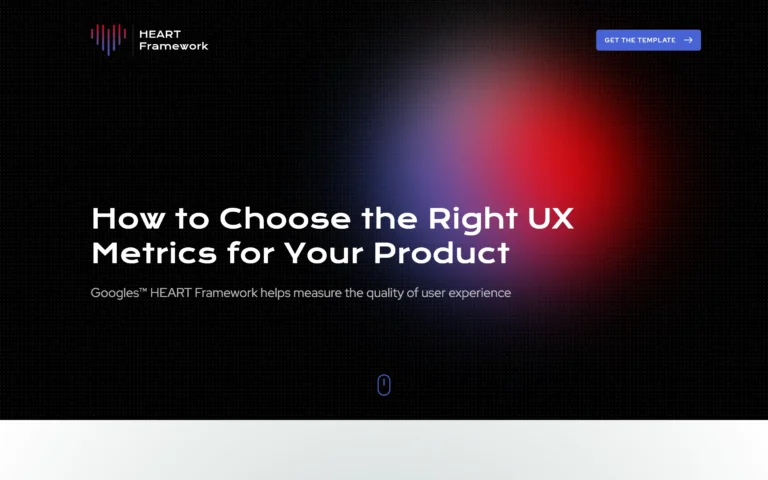 How to Choose the Right UX Metrics for Your Product