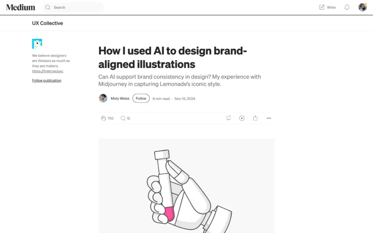 How I used AI to design brand-aligned illustrations