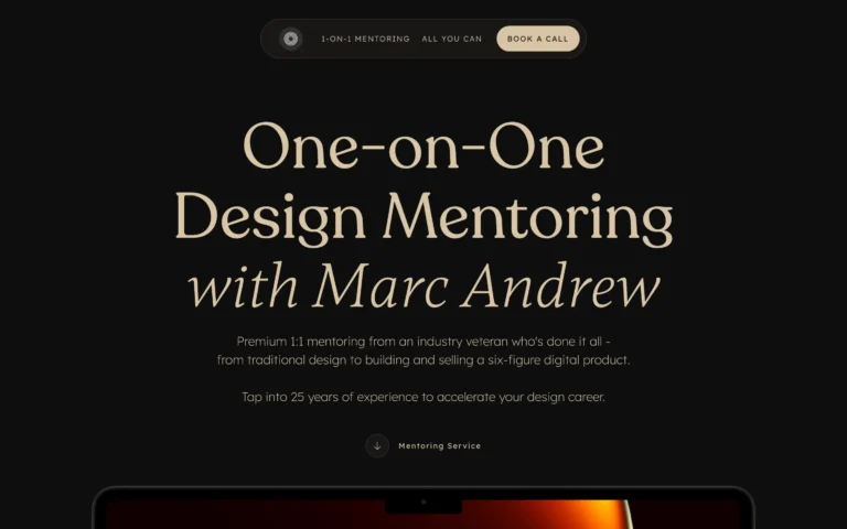One-on-One Design Mentoring with Marc Andrew