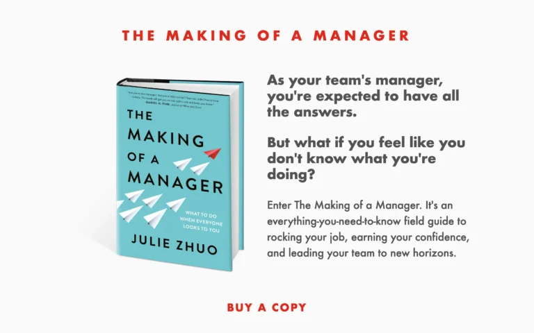 The Making of a Manager Book by Julie Zhuo