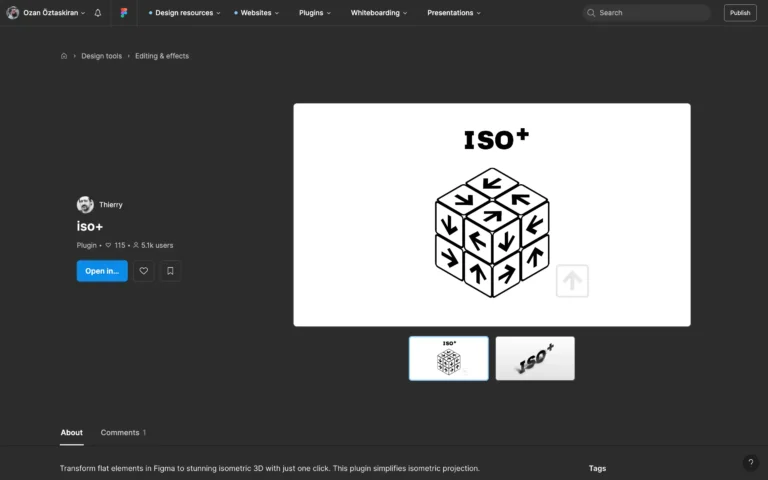 iso+ — Transform flat elements to stunning isometric 3D