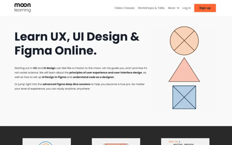 moonlearning – Learn UX, UI Design & Figma Online