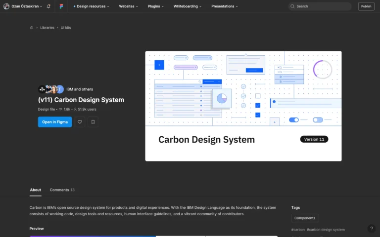 (v11) Carbon Design System
