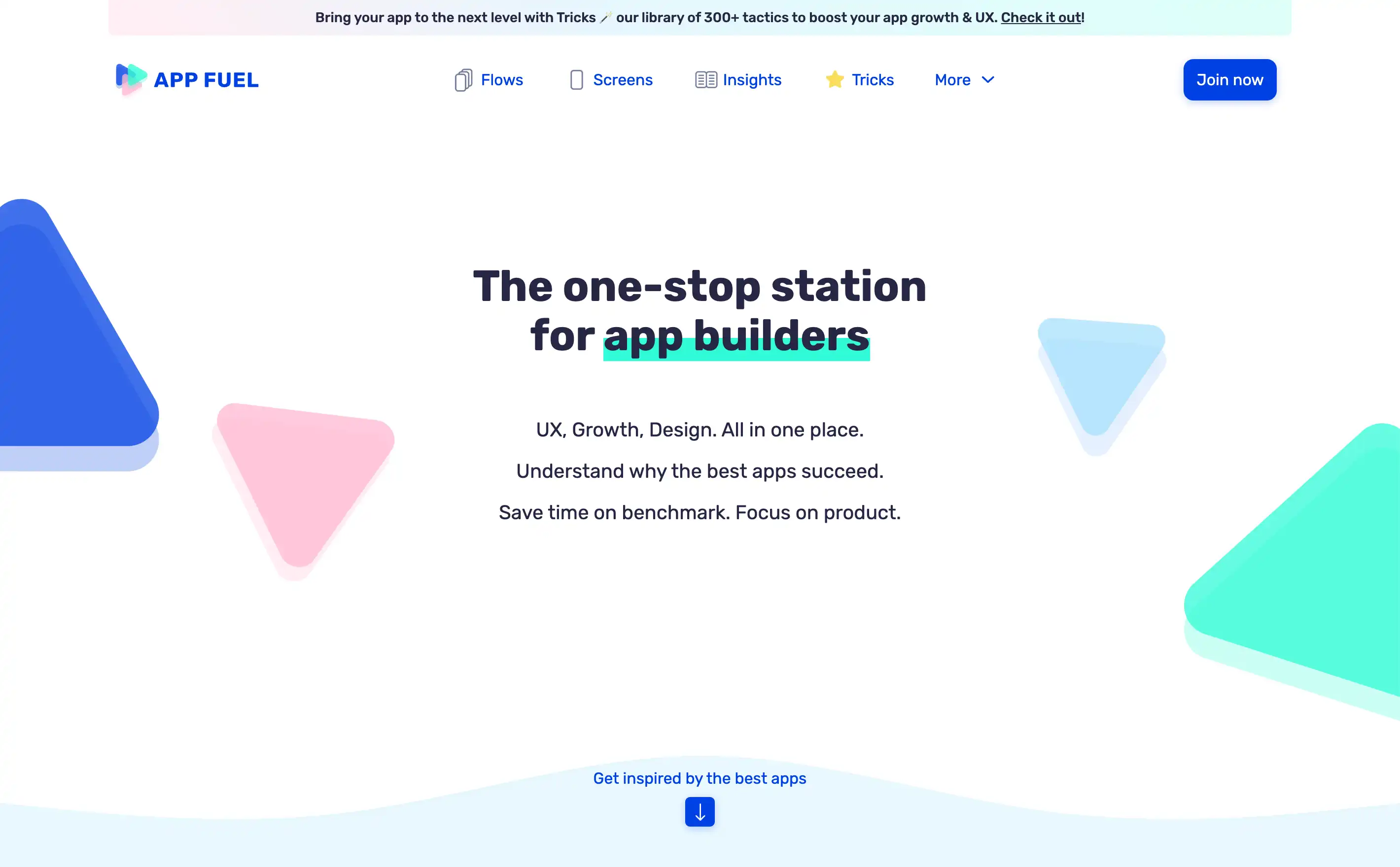 App growth and UX tools for developers.