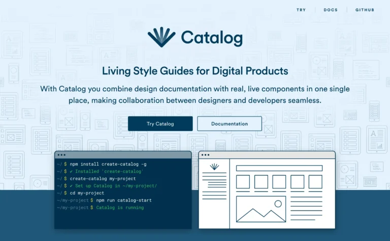 Catalog – Living style guides for digital products