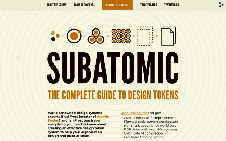 Design Tokens Course with Brad Frost and Ian Frost