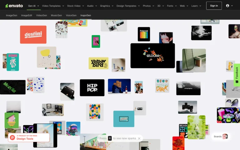 Envato InspoGen: Your creative spark!