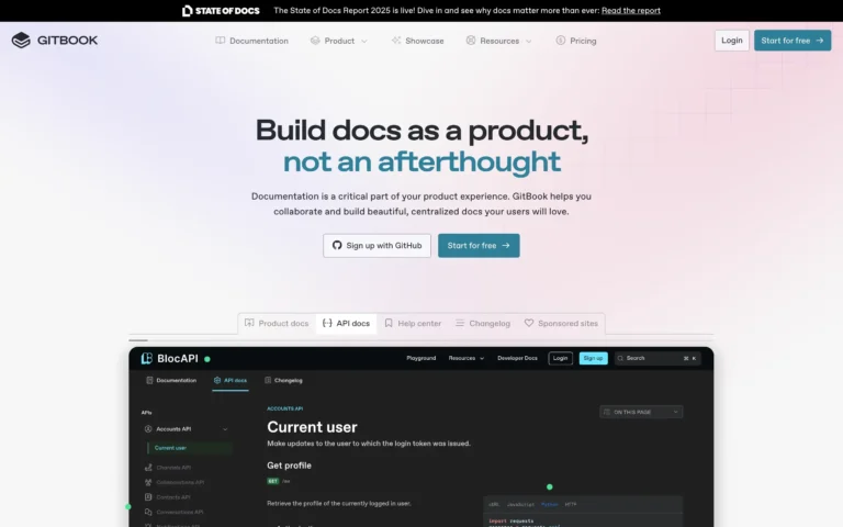 GitBook – Build product documentation your users will love