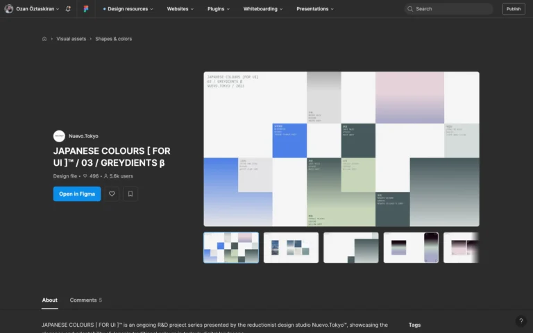 JAPANESE COLOURS [ FOR UI ]™