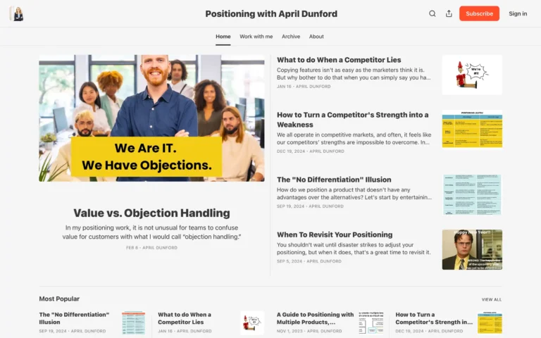 Positioning with April Dunford