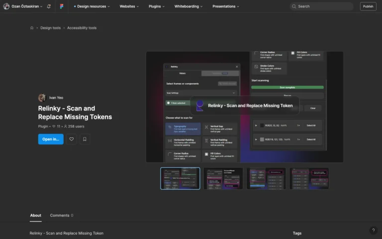 Relinky – Scan and Replace Missing Tokens