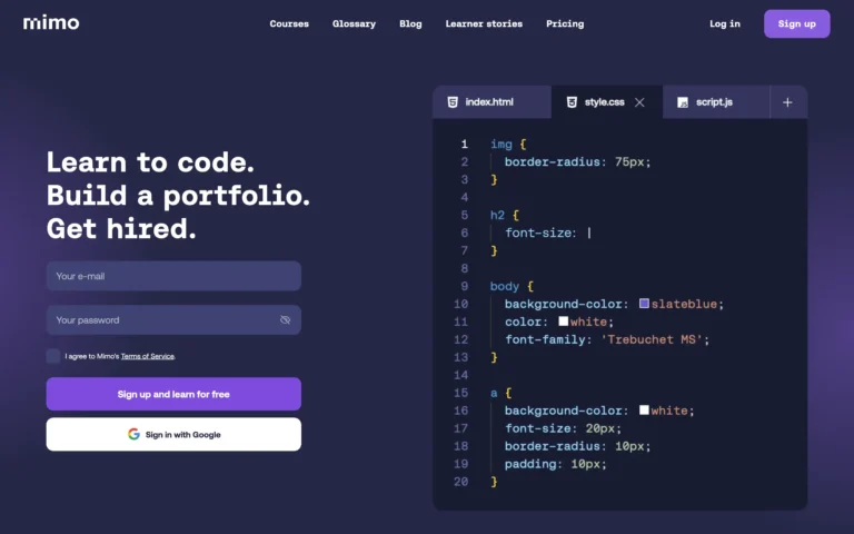 Learn to Code in Python, JavaScript, HTML, CSS, & more | Mimo