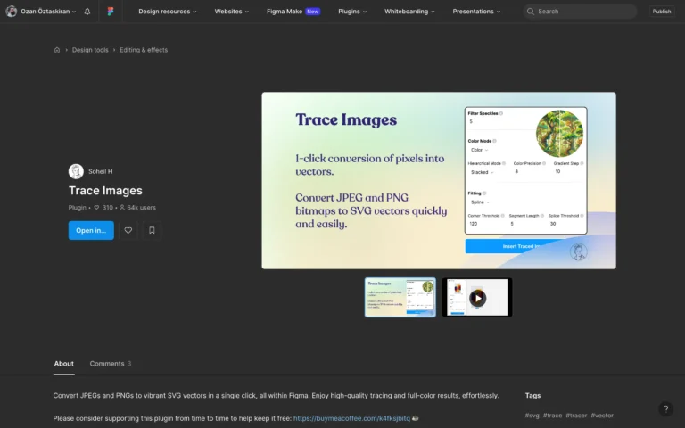 Trace Images