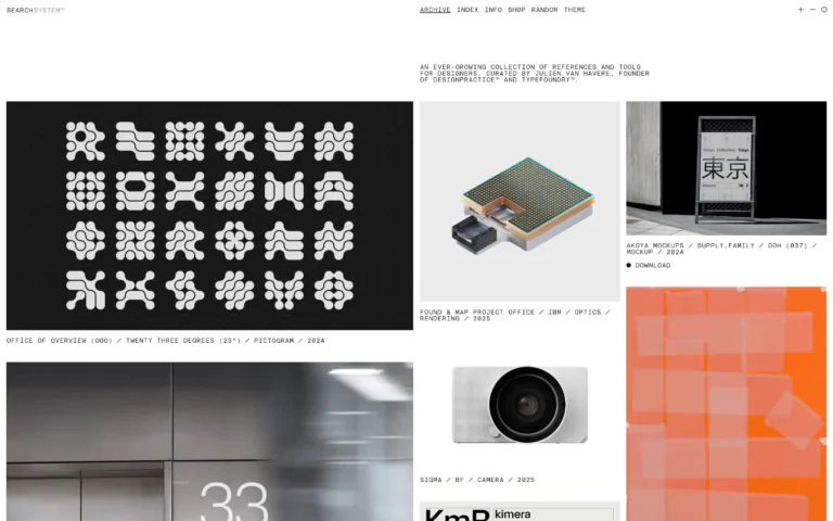 An ever-growing collection of references and tools for designers.