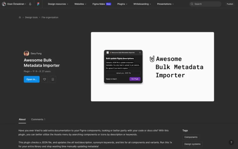 Awesome Bulk Metadata Importer