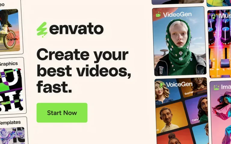 Envato: Quick video creation tool ad.