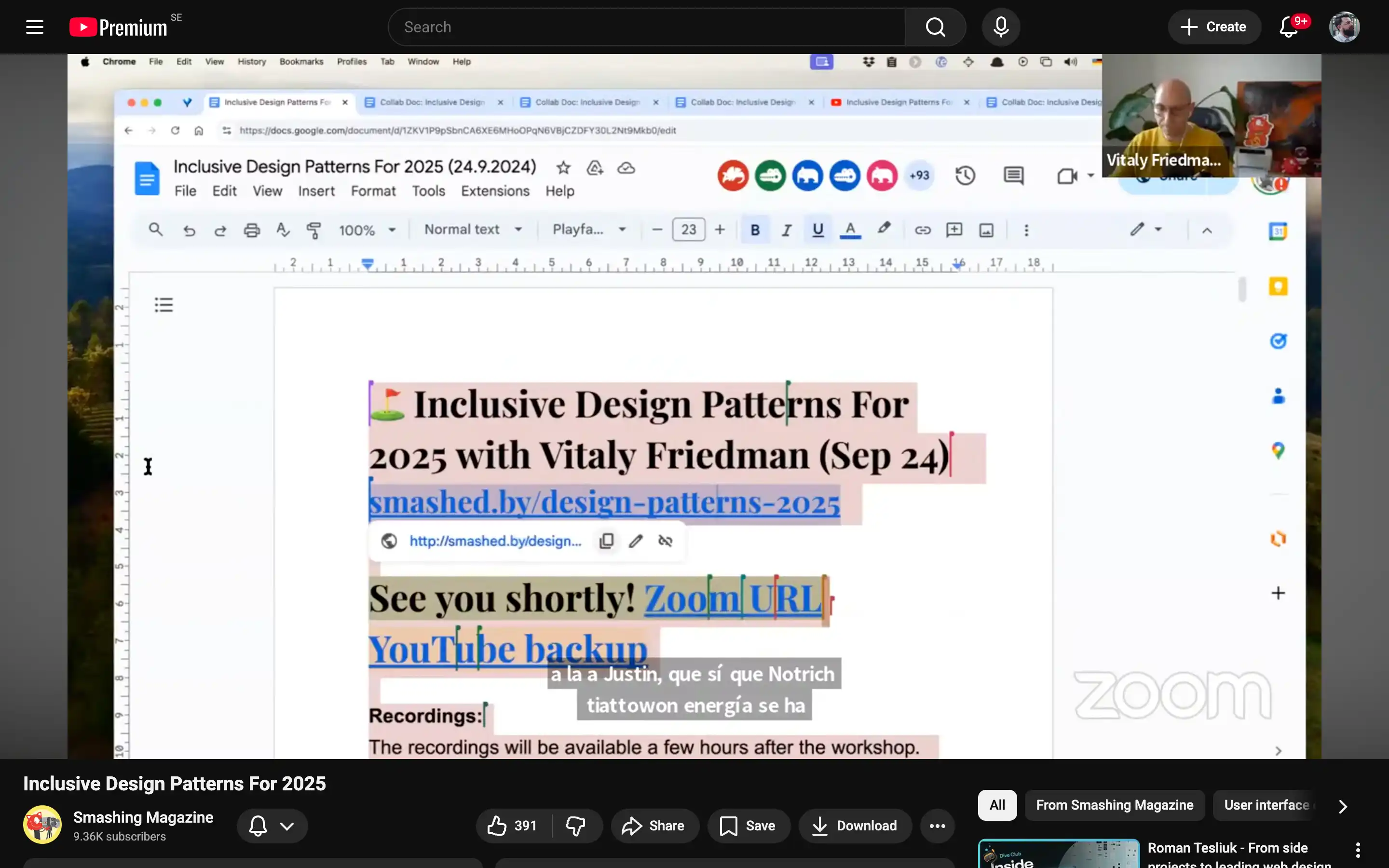 Document on inclusive design patterns for 2025.