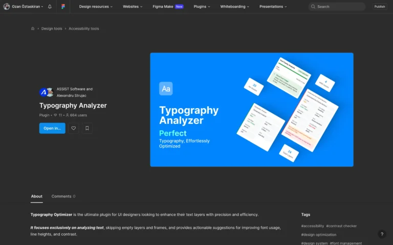 Typography Analyzer: Audit and Optimize Text Accessibility in Figma