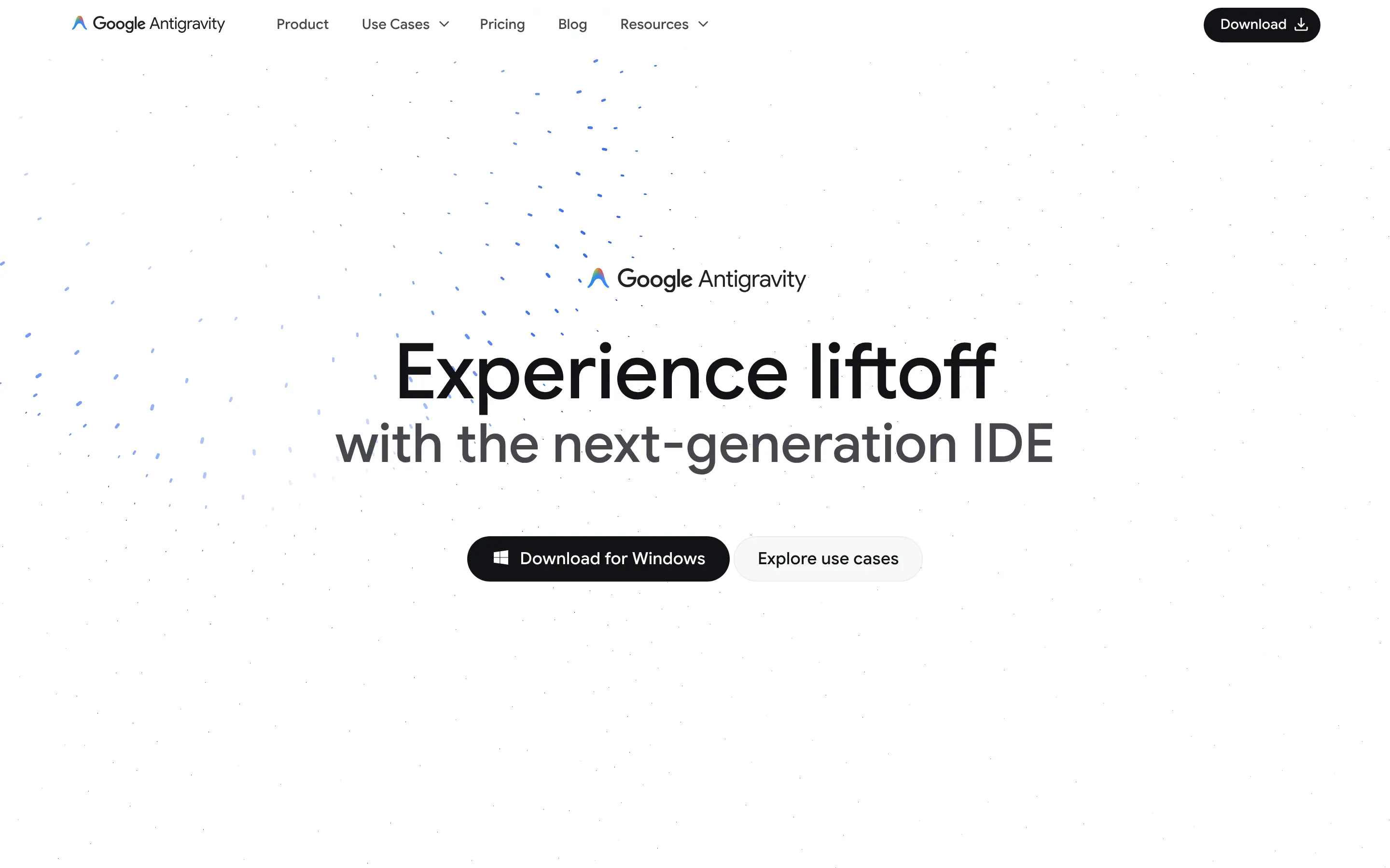 Google Antigravity IDE download options and features