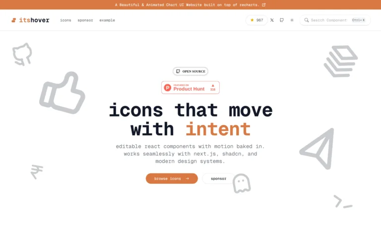 Its Hover: Animated Icon Library for React & Next.js