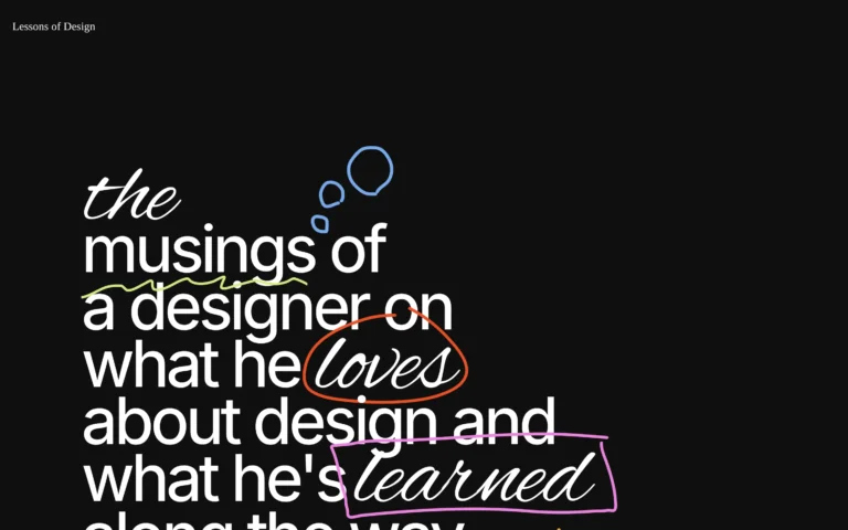 Lessons of Design: Timeless Principles for Digital Creatives