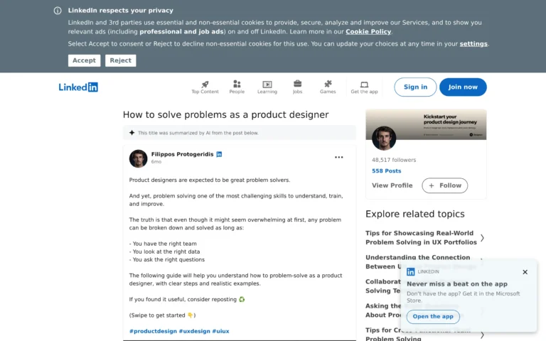 Problem Solving for Designers: A Practical Guide by Filippos Protogeridis
